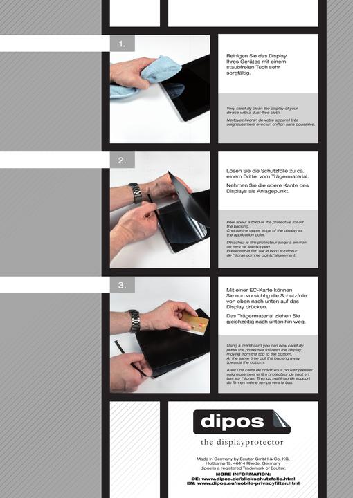 Actual product image Dipos 4-Way Privacy (1 Piece, OnePlus 3)