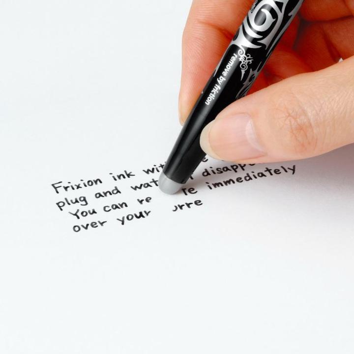 Actual product image Pilot Rollerball FRIXION, erasable (Black, 12 x)