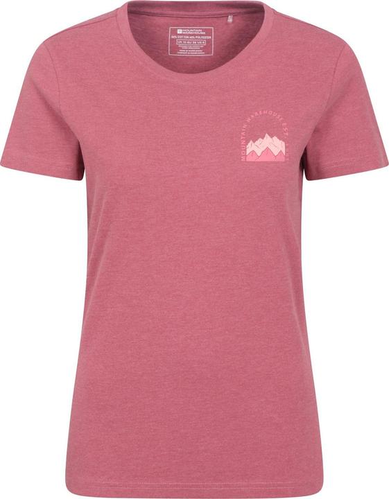 Actual product image Mountain Warehouse Womens/Ladies Mountain Scene Organic T-Shirt (36 D)