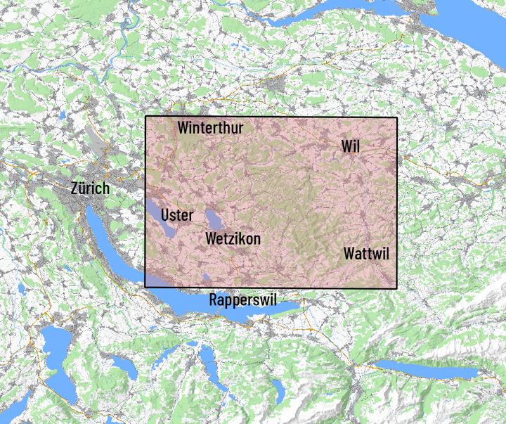 Produktbild Ride Trail Map Zürich Oberland