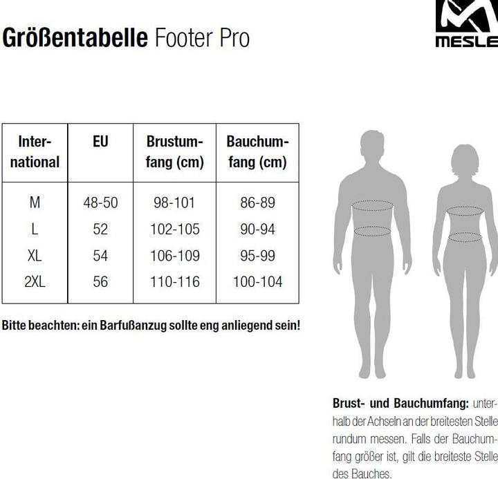 Produktbild Mesle Barfussanzug Footer Pro Short Sleeve (3 mm, XL)