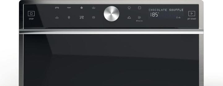 Whirlpool MWSC 9133 SX Surface plane Combi-micro-ondes 33 L 1000 W Noir, Acier inoxydable (33 l)