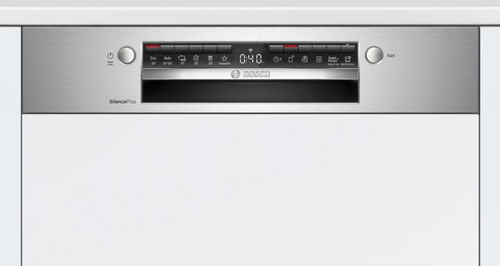 Actual product image Bosch Hausgeräte Series 4, Semi-integrated dishwasher, 60 cm, stainless steel, SMI4EVS15E