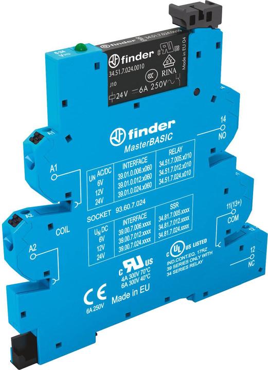 Produktbild Finder Electromechanical Relay; 6A; 24VAC/DC