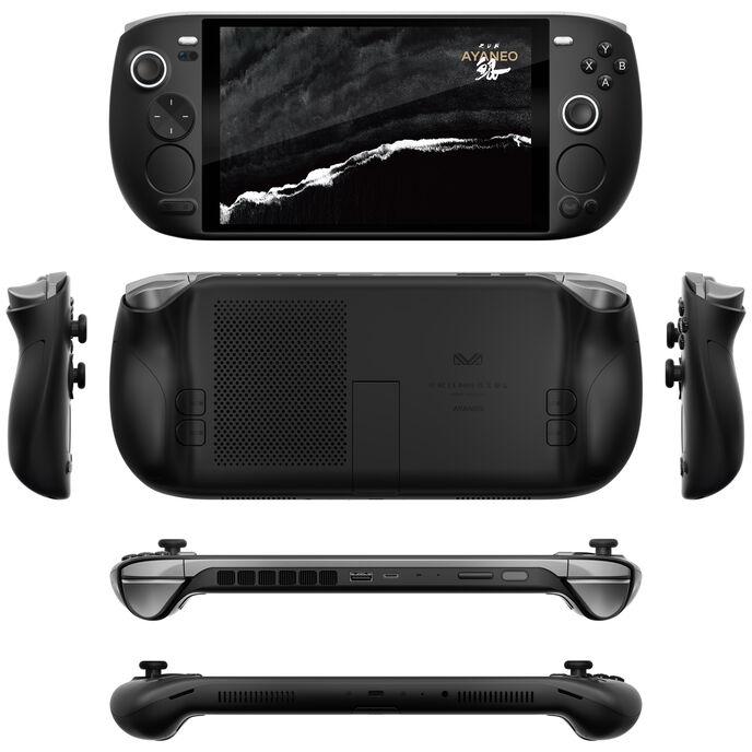 Actual product image Ayaneo Kun Handheld Konsole – 16 GB LPDDR5X, 512 GB SSD, Black Feather