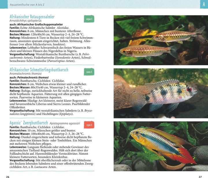 Immagine prodotto Aquarienfische von A bis Z (Tedesco, Ulrich Schliewen, 2017)