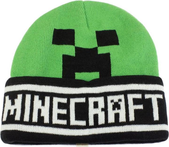 Produktbild Heroes Inc Minecraft - Bonnet Vert et Noir Visage de Creeper