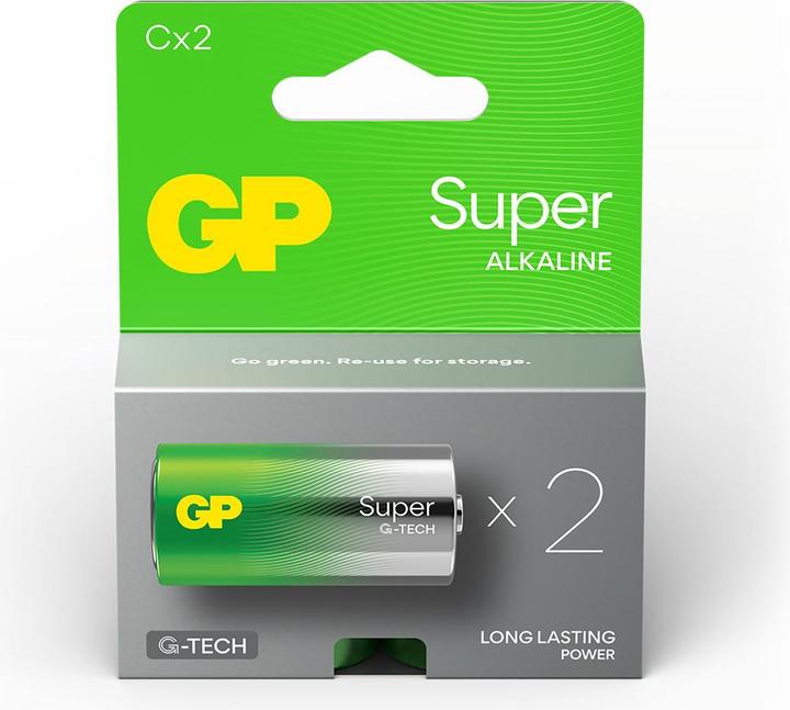 Produktbild GP Batteries Super (2 Stk., C, R14)
