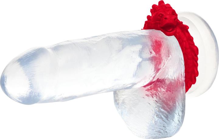 Produktbild Creature Cocks XR Brands Aufstieg des Drachen Silikon Penisring Rot (4 cm)