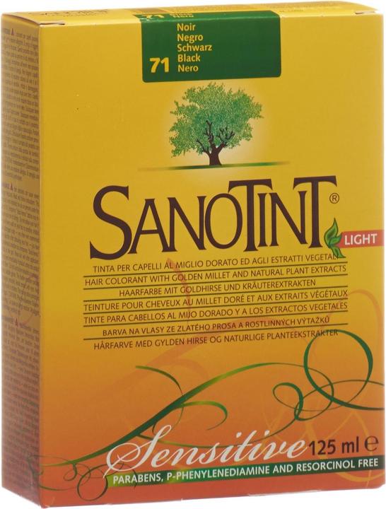 Immagine prodotto Sanotint Sensitive Light Haarfarbe 71 schwarz (71)