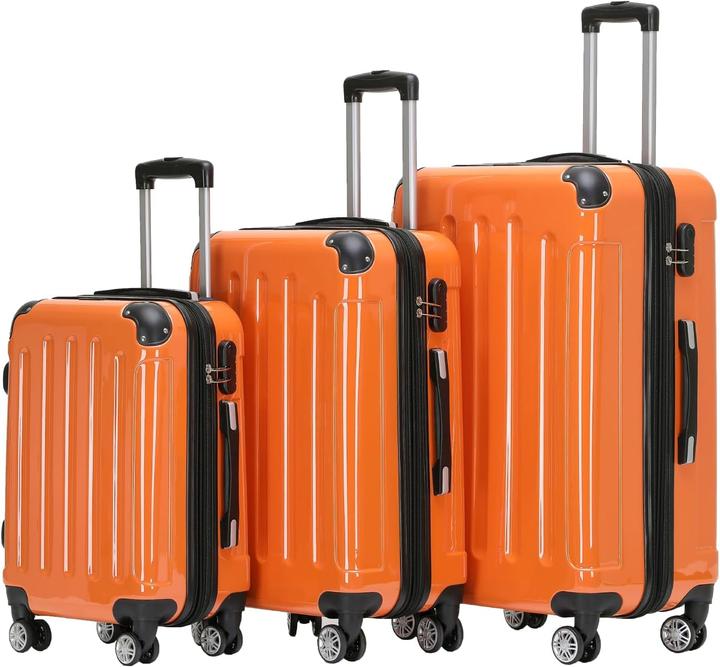 Produktbild Beibye 3-tlg. Hartschalenkoffer-Set (Handgepäck (bis 50l), M (50 - 90l), XL (ab 115l))