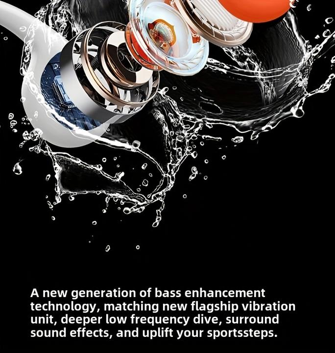 Produktbild PhoneLook Bluetooth 5.4 Wasserdichte kabellose Knochenleitungs-Kopfhörer für Sport und Schwimmen mit 32 GB int (Kabellos)