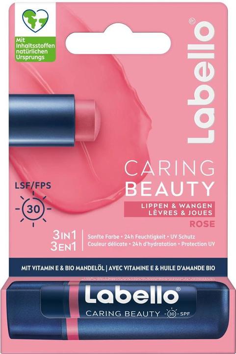 Image du produit Labello Caring Beauty Rose Stick 4.8 g (Sticks de soin, 204.40 ml)