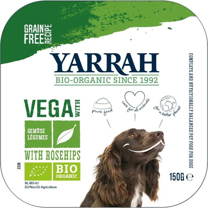 Immagine prodotto Yarrah Cibo per cani Vega in a Bowl Organic (Adulto, 1 pz., 150 g)