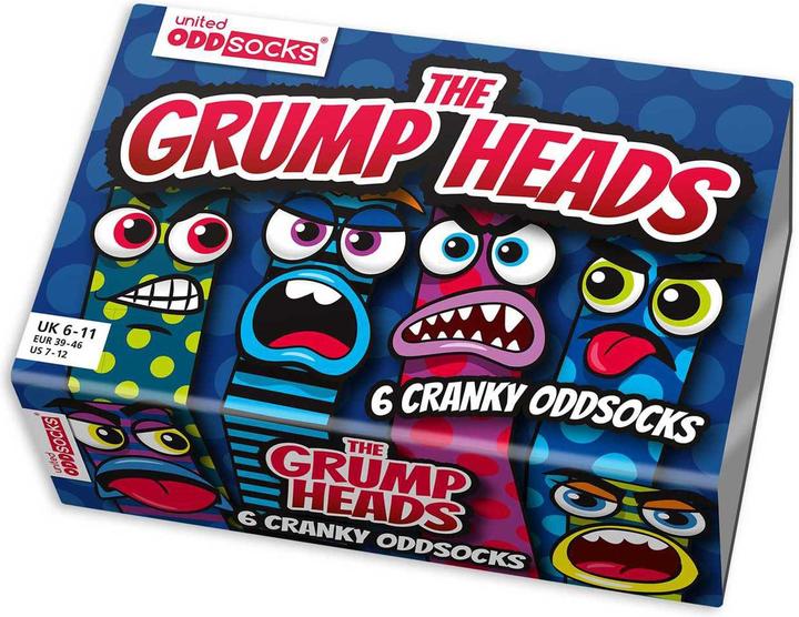 Image du produit United Oddsocks Têtes de grump (Lot de 3, 39 - 46)