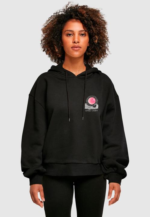 Actual product image Merchcode Ladies Sunset Charm Oversized Hoody - 170047 (S)