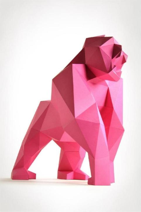 Immagine prodotto Liebesreh GORILLA WEINROT - Kit di artigianato - Gorilla, rosso vino