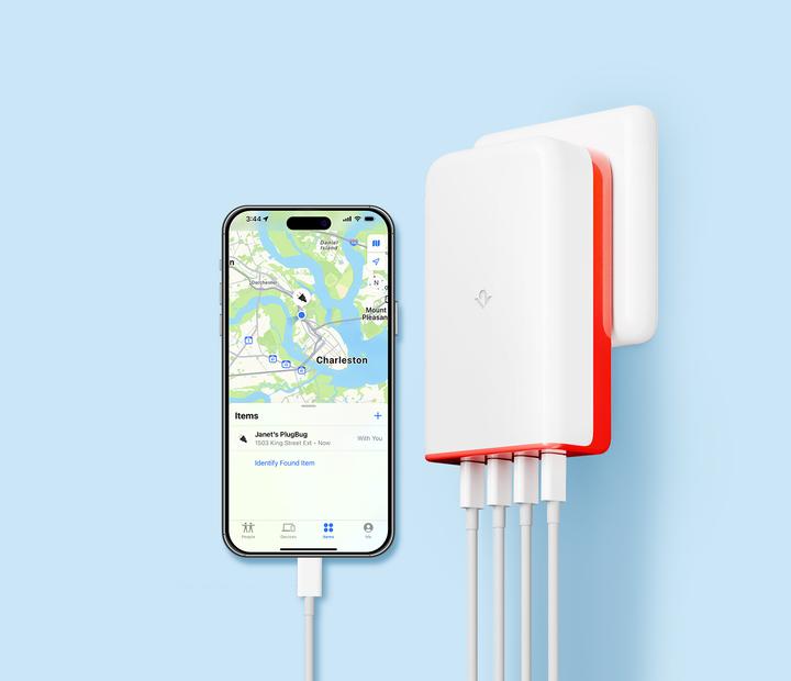 Actual product image TwelveSouth PlugBug 120 (EU/UK) with Apple Find My (120 W)