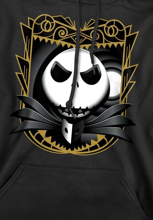 Actual product image The Nightmare Before Christmas Mens Jack Skellington Shaded Hoodie (XL)
