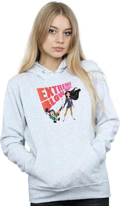 Actual product image Disney Womens/Ladies Wreck It Ralph Pocahontas And Vanellope Hoodie (S)