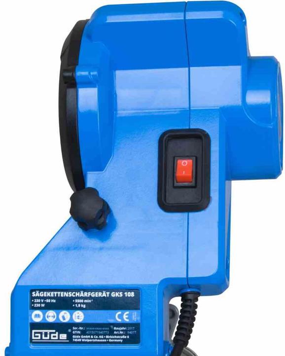 Actual product image Güde Saw chain sharpener GKS 108 (Chainsaw, Garden machinery tools)