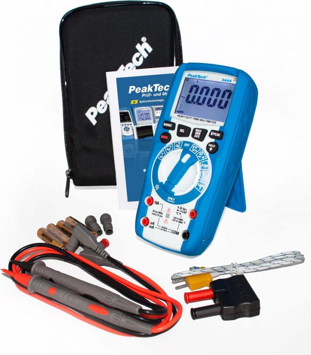 Produktbild Peaktech P 3444 True RMS Digitalmultimeter (CAT IV 600V, CAT III 1000V)