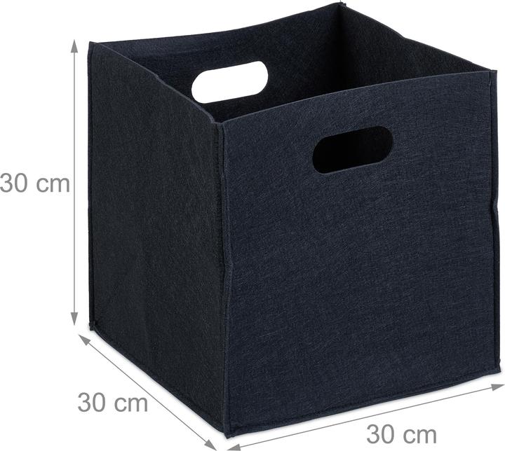 Produktbild Relaxdays Filzkorb (30 x 30 x 30 cm, 23 l)