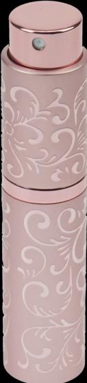 Taschenzerstäuber, Pink, eindrehbarer Zerstäuberkopf, Blumendekor, für 8 ml (8 ml)
