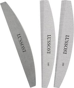 Tools for Beauty T4B LUSSONI Steel Interchangeable Nail File System with 10 Replacement Files for Manicure in 100 and