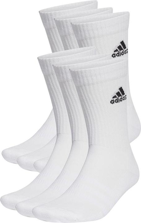 Produktbild adidas Cushioned Sportswear Crew Socken, 6 Paar (XS)