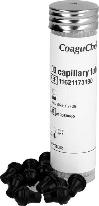 Produktbild CoaguChek Plastik Kapillaren 50 mcl (100 Stk)