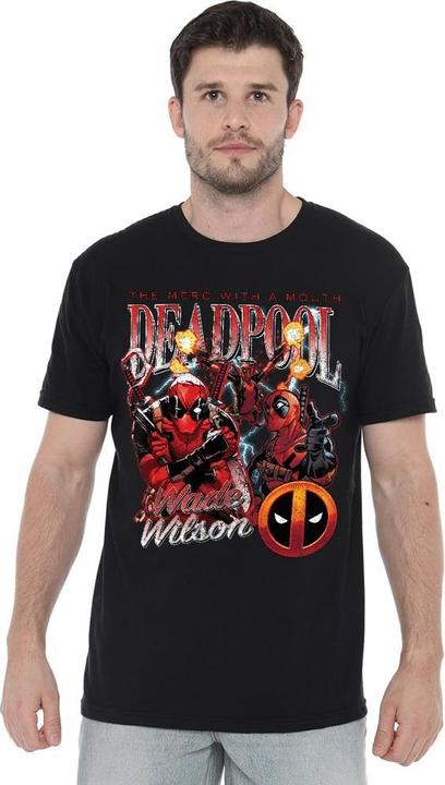 Actual product image Deadpool Mens Character Montage T-Shirt (M)