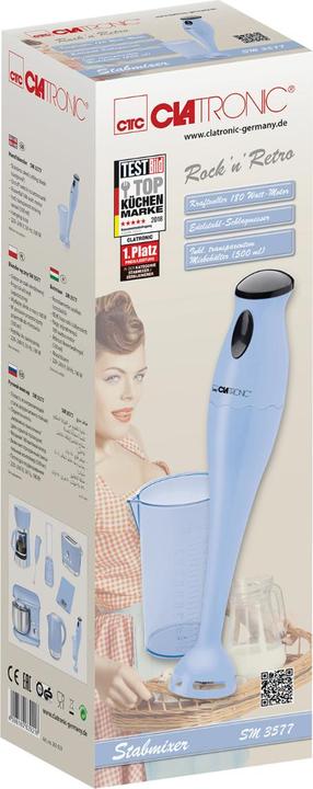 Actual product image Clatronic SM 3577 Hand Blender with Blender Bowl
