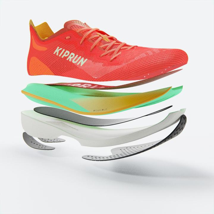 Produktbild Kiprun Men's KD900X LD2 Running Shoes - Orange/Green (42)