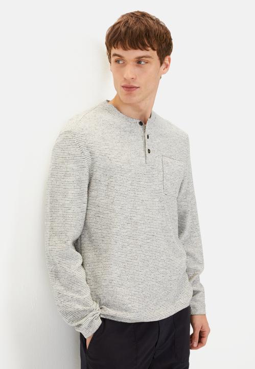 Image du produit Camel Active Henley Langarmshirt aus einem Baumwollmix (L)