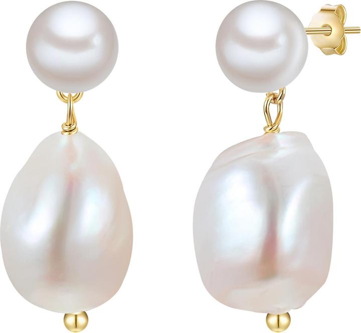 Produktbild Glanzstücke München Damen Sterling Silber Süsswasser-Zuchtperle gelbgold - 28569 (Sterling Silber)