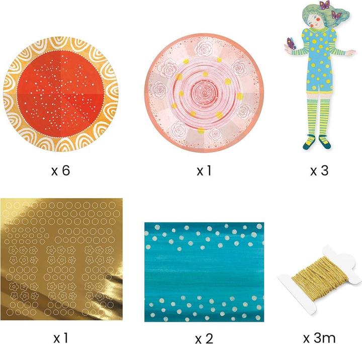 Produktbild Djeco Papierkreationen – Papierkleider