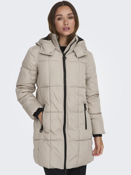 Actual product image JdY Hood Ribbed cuffs Coat Quilted coat (XS)