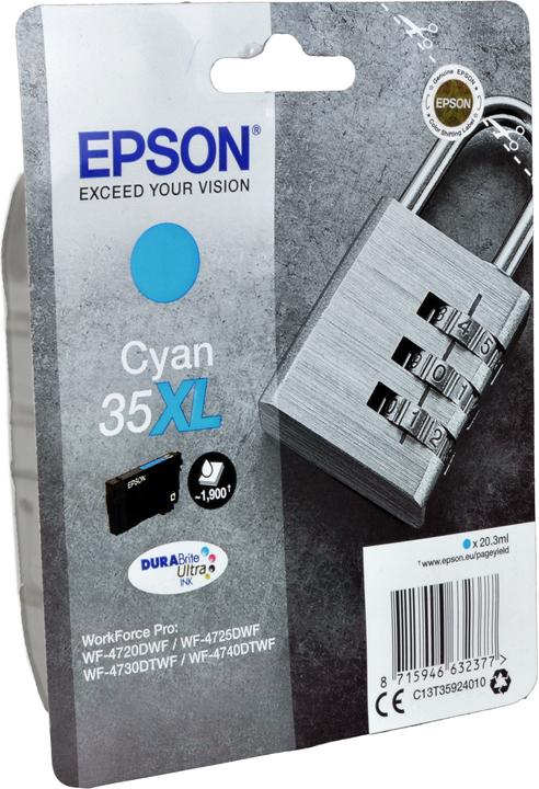 Actual product image Epson 35XL DuraBrite Ultra (C)