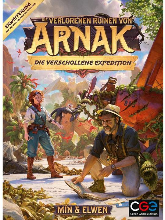Produktbild Czech games edition Kennerspiel Ruinen von Arnak: Die verschollene Expedition (Deutsch)