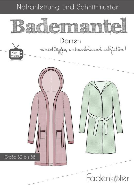 Image du produit Fadenkäfer Patron Peignoir de bain