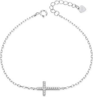 Actual product image Agato Decent silver bracelet Cross AGB763/21