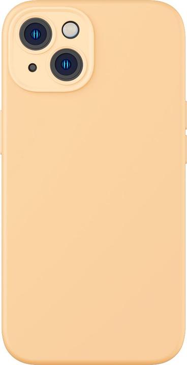 Produktbild Baseus Liquid Silica Gel Case for iPhone 14 Plus (sunglow)+ tempered glass + cleaning kit (Apple iPhone 14 Plus)