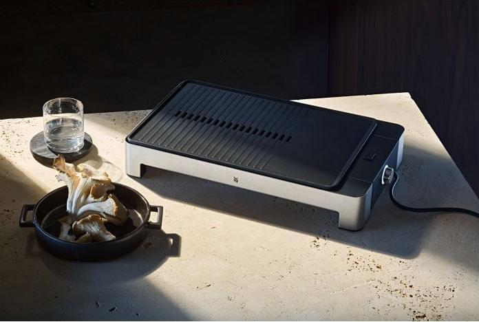 Produktbild WMF Tischgrill elektro Elekrogrill flach & gerippt Temperaturwahl Lono 2300W