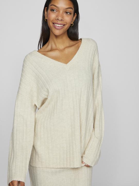Actual product image Vila V-neck knit jumper (S)
