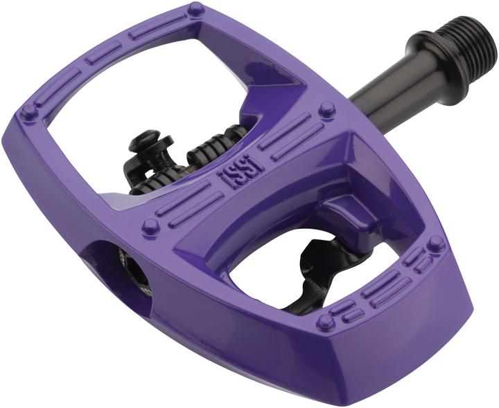 Image du produit iSSi Pédale hybride Flip II SPD pour VTT/Trekking/City (Bearing/Bushing). Violet.