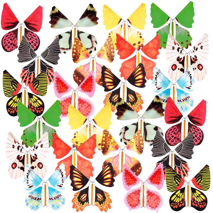 Image du produit Magix Star Lot de 2 articles de farces et attrapes Papillon de choc, lot de 12 pièces