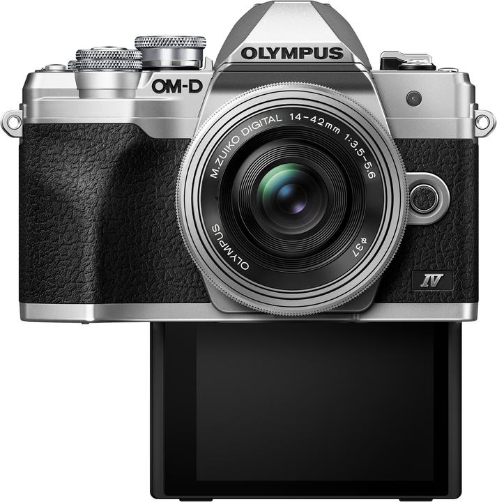 Productafbeelding Olympus OM-D E-M10 Mark IV Pannenkoekenpakket (14 - 42 mm, 20 Mpx, Micro Vier Derde)