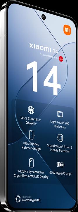 Actual product image Xiaomi 14 (512 GB, White, 6.36", Dual SIM, 50 Mpx, 5G)