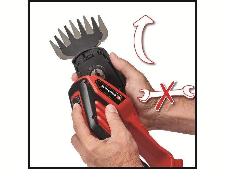 Immagine prodotto Einhell Cesoie per erba e arbusti a batteria 18 V GE-CG 18/100 LiT Power X-Change (Tagliasiepi a batteria)